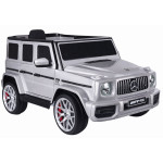 Elektrické autíčko - Mercedes G63 S306-1 - strieborné